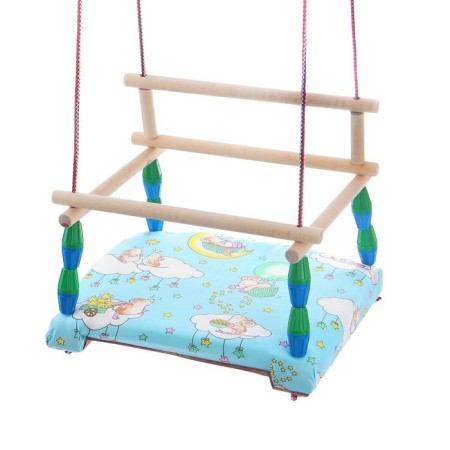 Children's swing, with a soft seat, mix-8