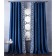 Set of curtains "Valerie", size 200 x 270 cm, blue