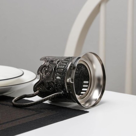 Cupcounder "Capercaillie", D = 61 mm, nickel, with blackening-3