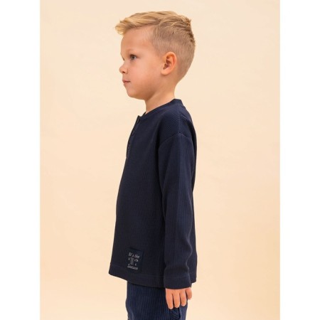 Jumper for boys, height 110 cm, dark blue color-1