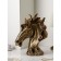 Figure "Horse head", polystone, 51 cm, bronze color