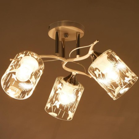 Chandelier gallop 880531 3x60W E27 white matte/chrome-2