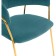CHARTAL SHAMELIA CHAMELIA Metal/velor, gold/green 57x55x80 cm