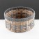 Stellazhnaya basket "Kolos", D375 Sh375 B180, beige, gray