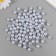 A set of beads "Pearls" d 10 mm, 250 grams, light gray