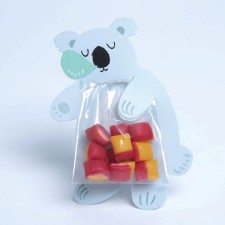 Package for sweets, confectionery packaging, Koala, 11 x 6 cm