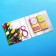 Milk chocolate "for the most charming", postcard, 4 pcs. x 5 g