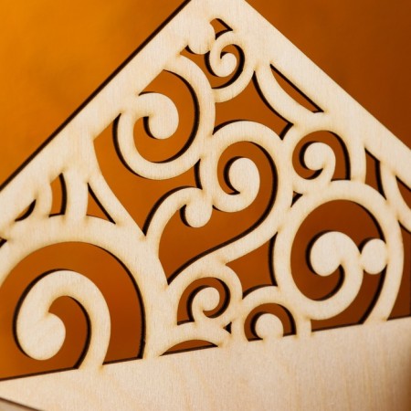 Kashpo wooden 18 × 6 × 20 cm envelope Radada "Blood", natural give beautifully-3