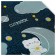 Note book A5 80 sheets in a line, light, leatherette, Meshu "Cutestar", removable plastic cover with design, panton, whitewash, block offset