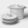 Manto car, 9 l, 3 inserts, with a plastic pen, white color