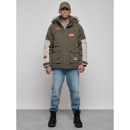 Winter jacket, size 54, khaki color-16