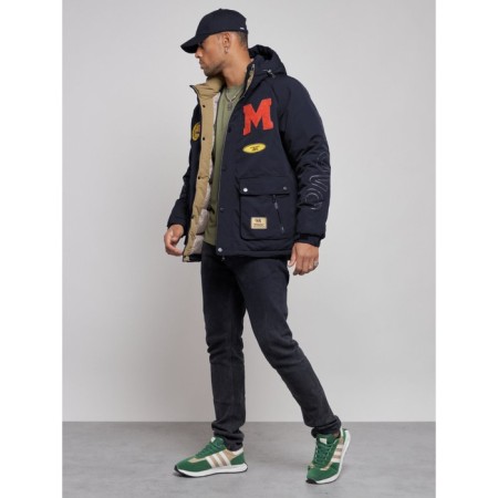 Male jacket, size 56, dark blue color-1