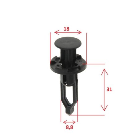 Clips fastener, universal, KP-085-1