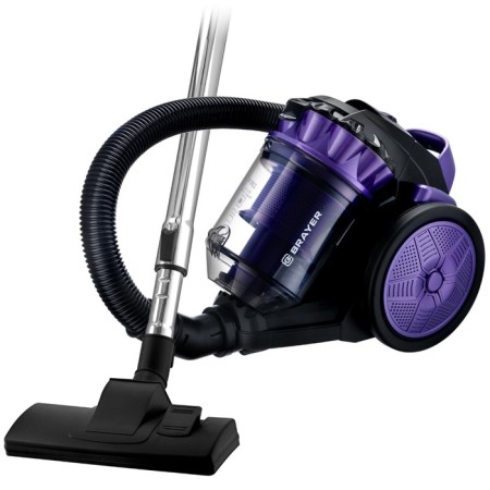 Vacuum cleaner Brayer 4206br, 2200/400 watts, dry cleaning, 3 l, purple
