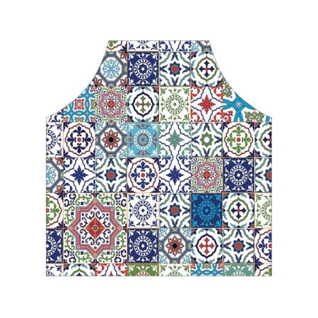 Apron kitchen with a photo print "Flower vibrations", adjustable, size OS-2