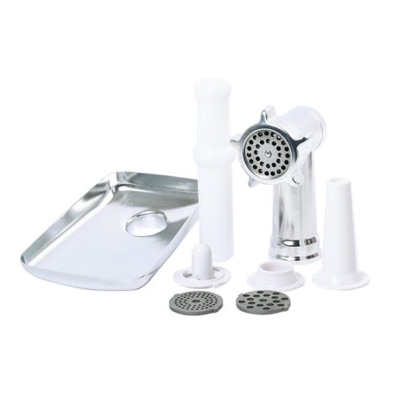 Electric meat grinder Oursson MG5530/RD, 500 watts, 1.6 kg/h, reverse, red-7