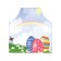 Apron kitchen with a photo print "Rainbow over meadow", adjustable, size OS