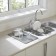 Drying rug for drying dishes with a shelf for the umbra udry 51x17x57 cm shell, dark gray color