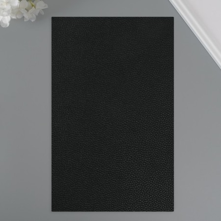Sheet for creativity claims. Kozh "Figure Lichi" Black sheet 33x20 cm thick 1 mm-1
