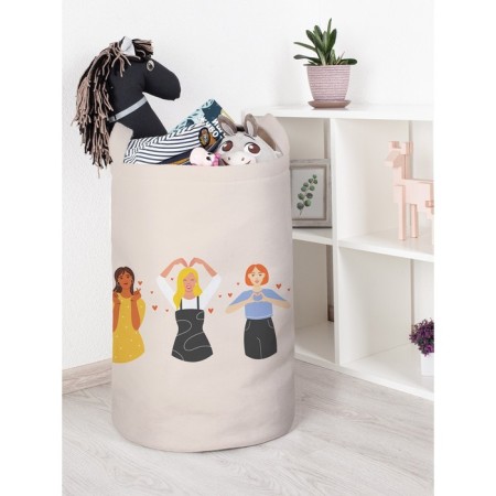 Basket for toys “Recognition of love, size 40x60 cm
