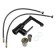 Zein Z3696 sink mixer, pour in a height of 18 cm, ABS plastic, black