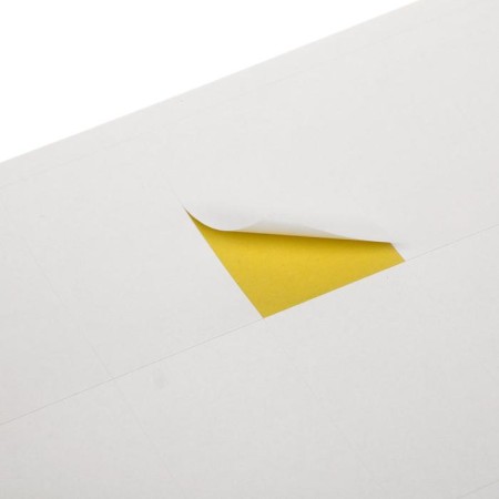 A4 labels are self -adhesive 50 sheets, 80 g/m, on sheet 21 labels, size: 65 x 40 mm, matte, white-2