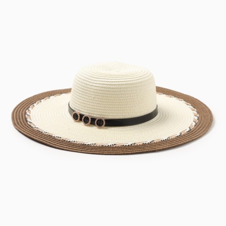 Women's hat minku, col. brown, river 58
