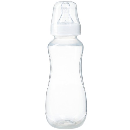 A bottle for feeding, a classic throat, fitted, 250 ml., From 3 months., White color-3