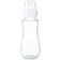 A bottle for feeding, a classic throat, fitted, 250 ml., From 3 months., White color