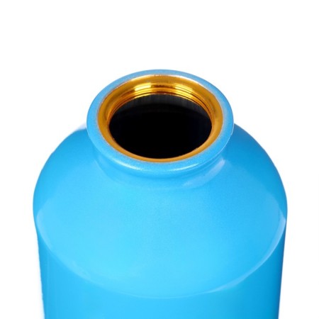 Water bottle, 500 ml, aluminum case, plastic, blue-3