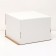 Box for cake, white, 26.5 x 26.5 x19 cm