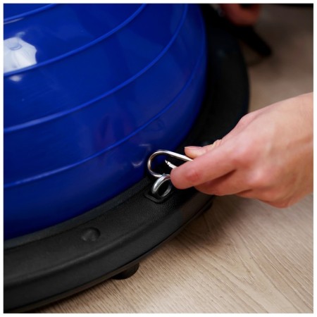 Half -sphere bosu gymnastic, with a pump, 55x25 cm, blue color-8