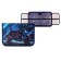 Penal 1 section, 140 x 200 x 40 mm, 2 folding strips, fabric, PCT 09-20-1 "Moto Neon"
