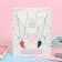 Kulons "Demetrons" Best Friends, Heart, Red-blue color in silver, 45 cm