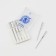 Needles for household sewing machines, universal, No. 80, 5 pcs