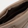 Zipper bag with lightning, beige color