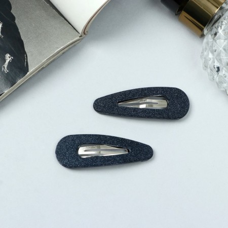 Invisibility for hair "Adeli" (set 2 pcs) shine classic, 5 cm, black-1