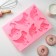 Baking uniform “Animals. Dinosaurs”, silicone, 29 × 21 cm, 6 cells (10.4 × 7.2 cm), pink color