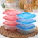 A set of containers for freezing products "Morozko", 3 pcs, 700 ml, color mix
