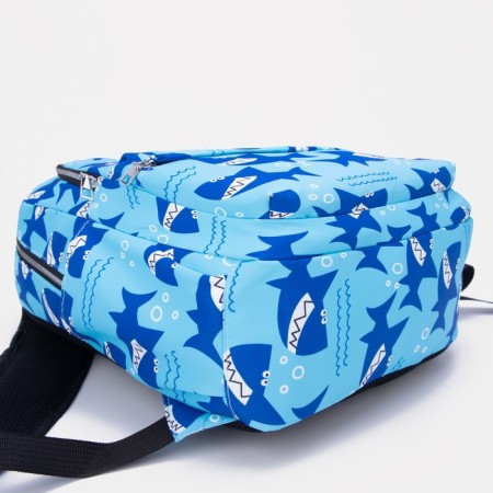 Baby backpack on lightning, blue color-2