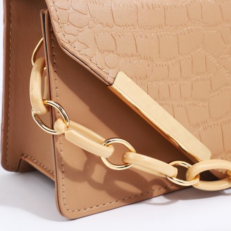 Bag Messenger with lightning, beige color-3