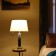 TECHNOL Lamp "White" White/black 1x40W, E27, 50x50x78 cm