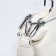 Board-suction with zipper, external pocket, long belt, white color