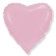 Foil ball 18 ", heart, pastel, pink
