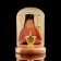 The icon "Holy Luke", with a candlestick, selenite