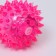The ball glowing for dogs is medium, tpr, 5.5 cm, pink