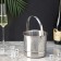 A stainless steel ice bucket, 1.6 l, 14.5 × 13 cm