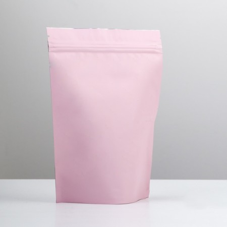 Package doy-pack, matte, pink, 14 x 20 x 4 cm-1
