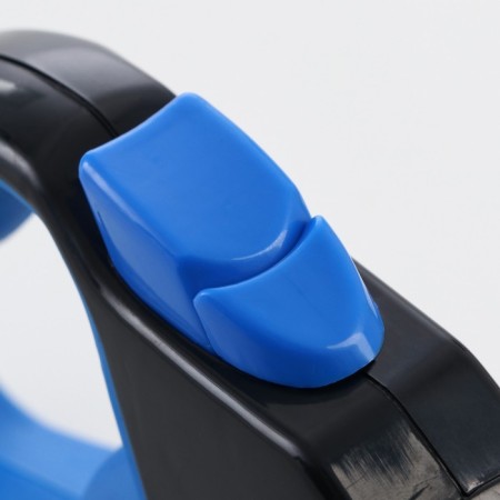 Roulette "Pigzon" reflective, 8 m, up to 50 kg, cable, rubberized handle, blue-2
