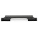 Cappio bracket handle, aluminum, m/o 96 mm, black color with gray insert